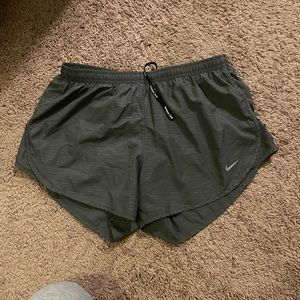 grey nike dry fit running shorts